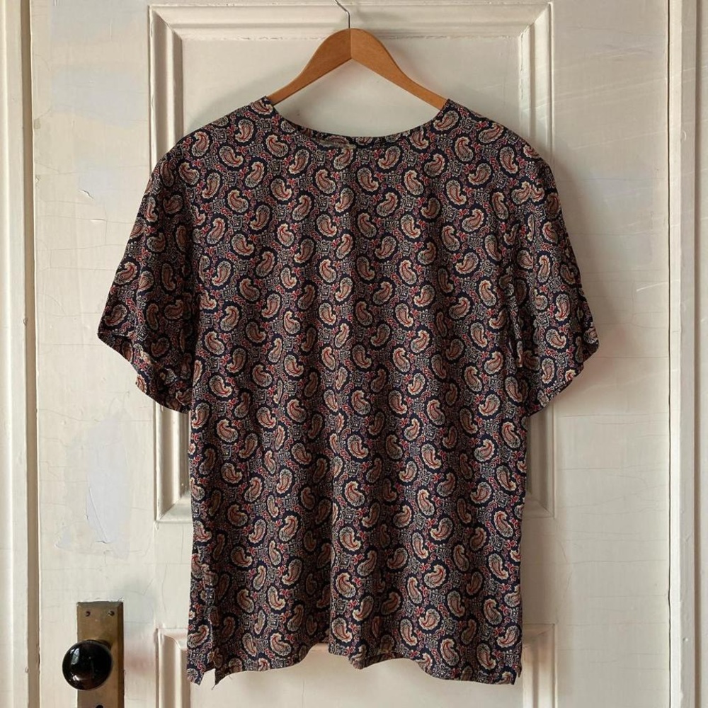 Liz Claiborne vintage paisley top